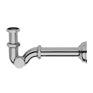 S-shaped siphon 1” 1/4 for bidet,lateral inspection, without drain,pipe cm 24 and brass washer F402 - Sanitary accessories by FIMA Carlo Frattini