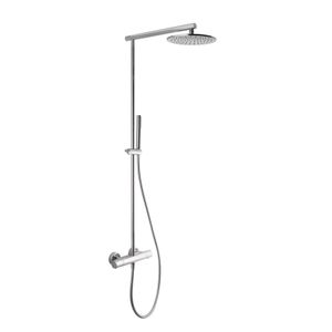 Exposed Thermostatic shower Switch with shower column, shower head and hand shower F4925/SWR256 - Shower by FIMA Carlo Frattini