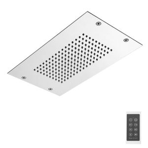 Ceiling mounted stainless steel showerhead Modular F2825 - Shower by FIMA Carlo Frattini