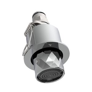 Concealed micro shower head with spring fastening system, Texture X F3710XE - Shower by FIMA Carlo Frattini