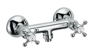 Melrose 22 Wall-mounted shower mixer with flex hose connection - Shower by Fir Italia