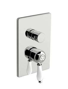 Melrose 71 External part for wall-mounted built-in shower mixer with two-way diverter - Shower by Fir Italia