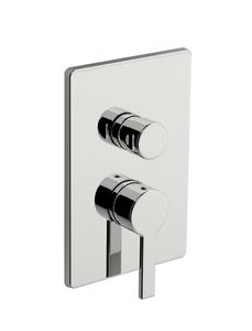 Sweet 46 External part for wall-mounted built-in shower mixer with two-way diverter - Shower by Fir Italia