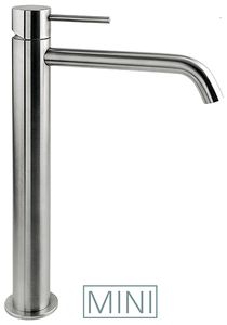 CleoSteel 48 CleoSteel Mini - Wash basin mixer, 304 mm high, center distance 165 mm long, with clic/clac pop-up drain - Tap by Fir Italia