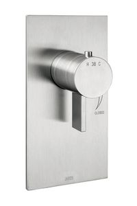PlaySteel 58 External part for wall-mounted built-in thermostatic shower mixer with stop valve - Shower by Fir Italia