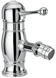 Melrose 70 Bidet mixer, 150 mm high, center distance 105 mm long, with pop-up drain and pull-rod - Tap by Fir Italia