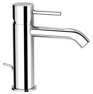 Cleo 84 Wash basin mixer 170 mm high, center distance 125 mm long, with pop-up drain and pull-rod - Tap by Fir Italia