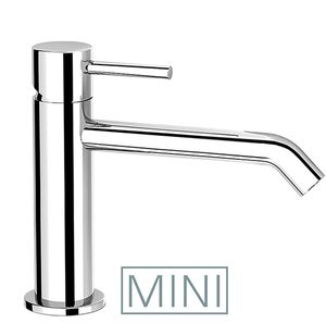 Cleo 84 Cleo Mini - Wash basin mixer, 158 mm high, center distance 145 mm long, with clic/clac pop-up drain - Tap by Fir Italia