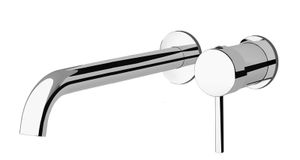 Cleo 84 External part for wall-mounted built-in basin mixer, 245 mm long, center distance 230 mm long - Tap by Fir Italia