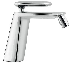 Dynamica 88 Bidet mixer, 145 mm high, center distance 125 mm long, without pop-up drain - Tap by Fir Italia