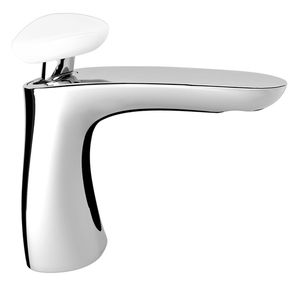 Synergy Stone 95 Wash basin mixer, 155 mm high, center distance 110 mm long, with clic/clac pop-up drain - Tap by Fir Italia