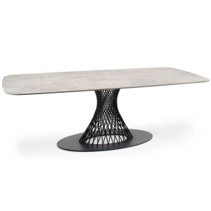 Claris pillar table oval - Table by Fischer Möbel