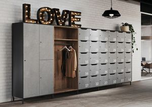 Open - Open Locker for Offices - wardrobe by FIT INTERIORS