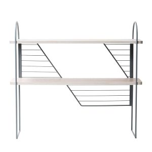 Urban Nomad Console Table - White with grey recycled steel frame. 68x27 cm - Accessories by FÓLK Reykjavik