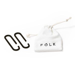Urban Nomad - Pack of 2 hooks - Black - Accessories by FÓLK Reykjavik