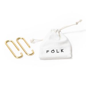 Urban Nomad - Pack of 2 hooks - Gold - Accessories by FÓLK Reykjavik
