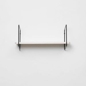 Urban Nomad Wall Shelf / 68x24 cm / Black / White - Cabinet by FÓLK Reykjavik