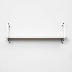 Urban Nomad Wall Shelf / 94x24 cm / Black / White - Cabinet by FÓLK Reykjavik