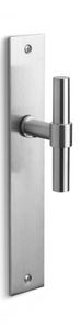 ONE PBT15P236SFC door handles on plate - Accessories by Formani