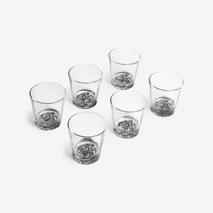 Set 6 glasses High Fidelity - Cabinet by Fornasetti