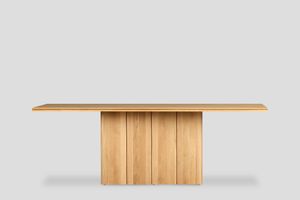 Fam Masif Ahşap Meşe, Dikdörtgen 6 Kişilik Yemek Masası - Table by Forni
