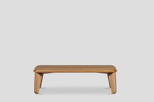 Lika Masif Ahşap Meşe, Ceviz Masif Ahşap Detaylı Dikdörtgen Orta Sehpa - Table by Forni
