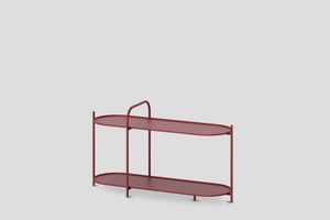 Royere Konsol 2 Katlı Metal Tablalı - Table by Forni