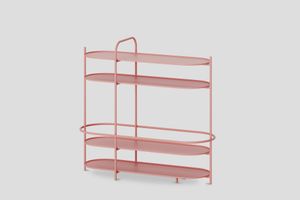 Royere Konsol 4 Katlı Metal Tablalı - Table by Forni