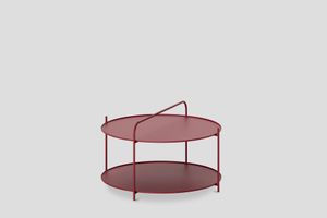 Royere Orta Sehpa Metal Tablalı - Table by Forni