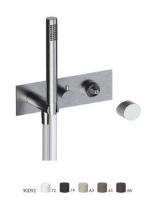 Parte esterna monocomando incasso, deviatore ceramico 2 vie - Shower by Frattini Rubinetti dal 1958