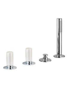 Batteria per bordo vasca senza bocca - Shower by Frattini Rubinetti dal 1958