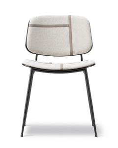 Søborg Metal Base Front upholstered - Chair by Fredericia