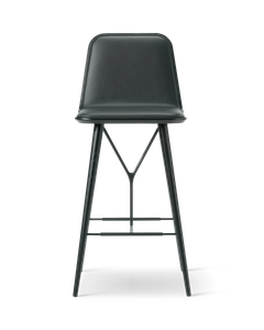 Spine Wood Base Barstool - Stool by Fredericia