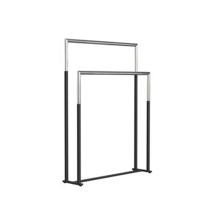 TOWEL STAND 1976 » MATT BLACK/POLISHED STAINLESS - Styling by Frost Denmark