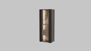 Lotus Duvar Ünite Sol Camlı Blok - Accessories by Gabba Home