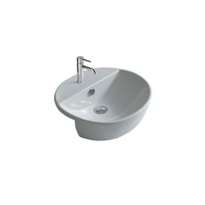 M2 - Semi-recessed washbasin 50x43 cm - Washbasin by GALASSIA