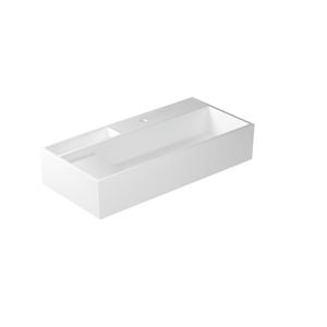 NEXT NARROW - Countertop washbasin 100x48 cm - Washbasin by GALASSIA