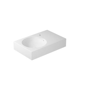 Lavabo appoggio o sospeso cm 70x46 - Washbasin by GALASSIA