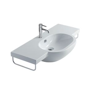 Lavabo sospeso 100 cm - Washbasin by GALASSIA