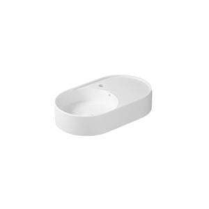 Lavabo sospeso cm 65x39 - Washbasin by GALASSIA