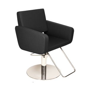 Salon Styling Chair Aeolian Roto Black - Chair by Gamma & Bross