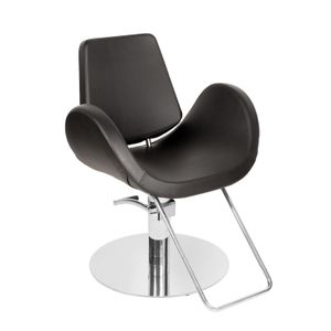 Salon Styling Chair Alipes Supersilver Black - Chair by Gamma & Bross