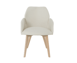 Edito Bridge carver chair with natural wood legs - Chair by gautierFurniture