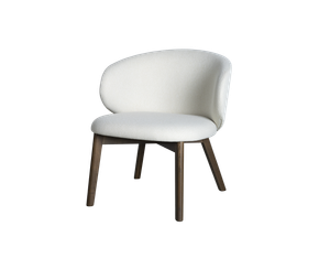 Alcyon Lounge Chair with Smoked Wood Legs - Chair by gautierFurniture
