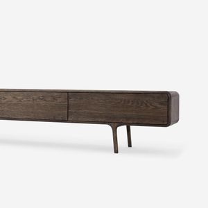 Fawn Lowboard - Three Drawers, Smoked Oak - Cabinet by GAZZDA