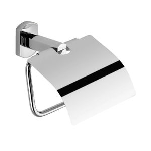 Edera Plus toilet paper holder with cover - Sanitary accessories by GEDY