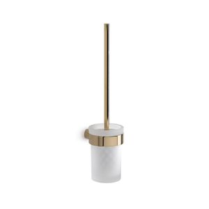 Pirenei wall toilet brush holder gold (pvd plated) - Sanitary accessories by GEDY