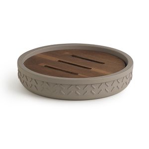 Thea soap holder grey/natural dark - Sanitary accessories by GEDY