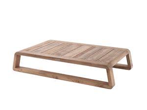 London coffee table 140 x 80 recycled teak - Coffee table by Gescova