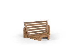 London middle corner recycled teak - Sofa by Gescova